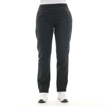 Pantalon esthéticienne Noir Manelli ceinture élastique 2 poches devant