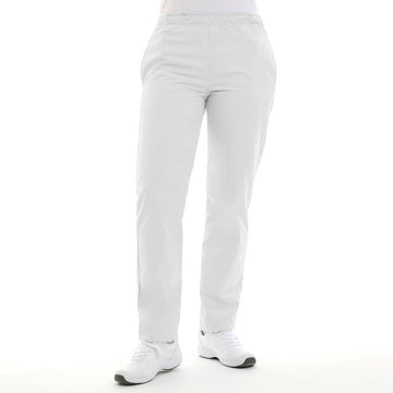 Pantalon de Cuisine Blanc mixte homme  cuisinier manelli pas cher
