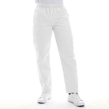 Pantalon médical blanc grande taille à bas prix