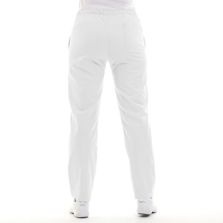 Pantalon de travail grande taille blanc