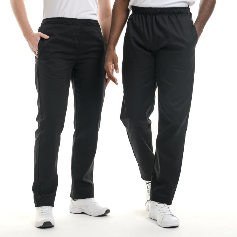 Pantalon de Cuisine Noir ECO/LYOCELL - MANELLI
