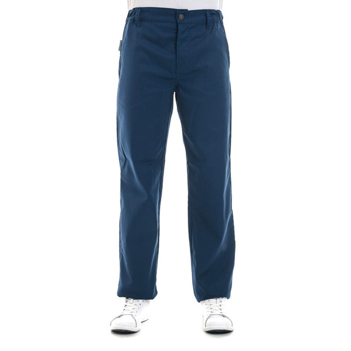 Pantalon de Cuisine Bleu 1 pli