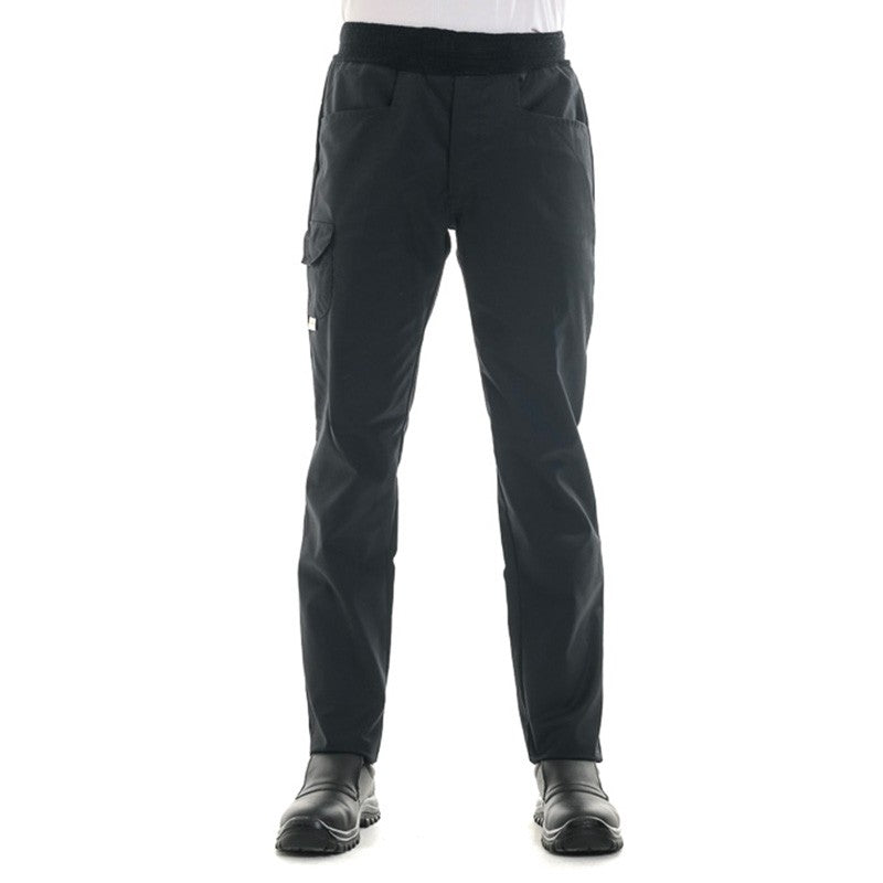 Pantalon de Cuisine Confort Noir - MANELLI
