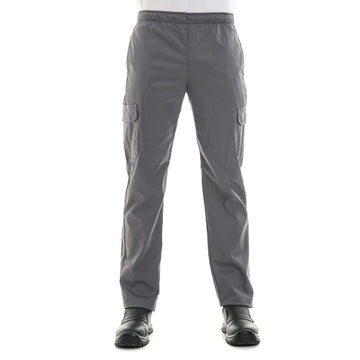 Pantalon de cuisine gris milano manelli