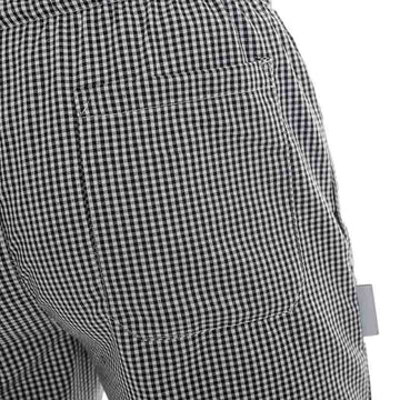 Pantalon de Cuisine Carreaux Noirs homme