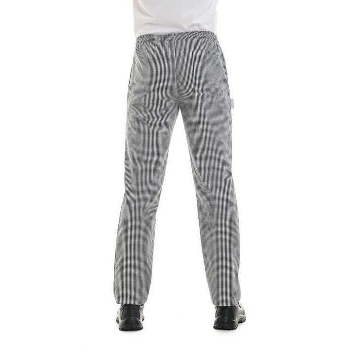 Pantalon petit carreaux taille élastique