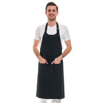 Tablier à bavette en coton biologique