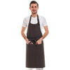 Tablier à Bavette Marron avec Poche Coton Bio - KARIBAN