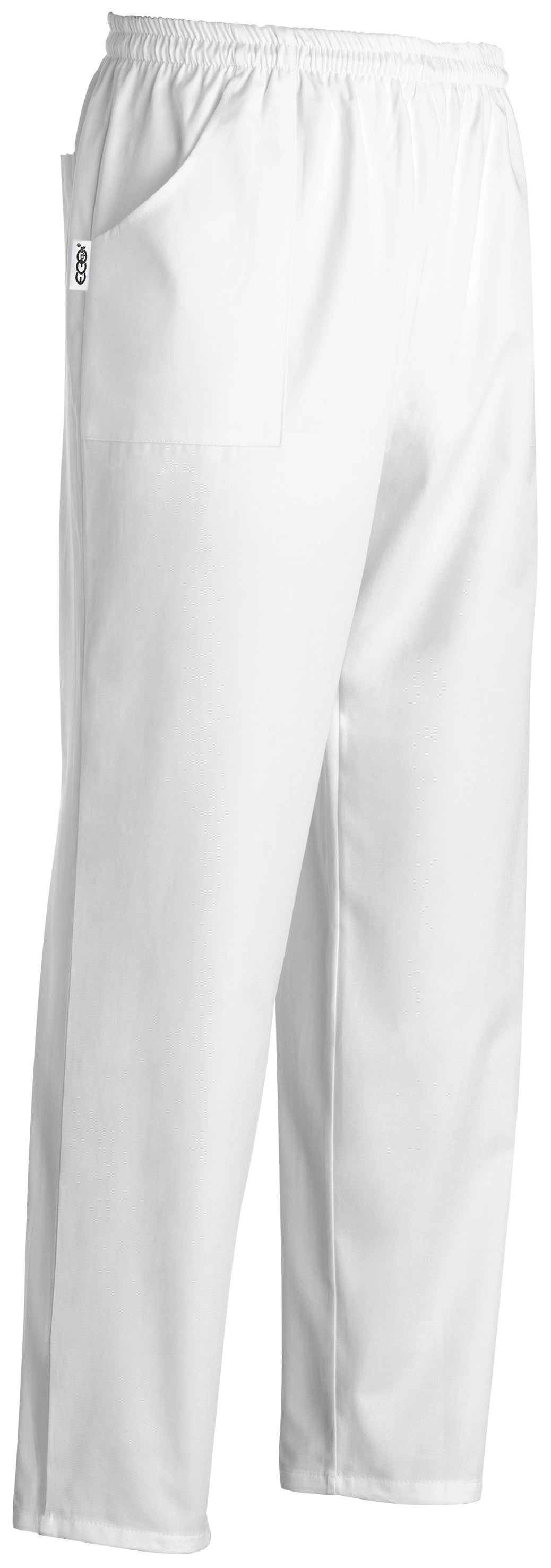PANTALON ELASTIQUE médical blanc pas cher confortable pour infirmier