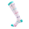 Chaussettes de Compression Blanc avec Motif Médical - OROLOGI