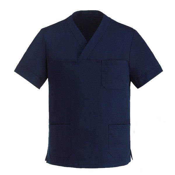 Tunique médicale bleu marine col V manelli