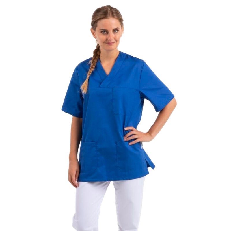 Tunique Médicale Col V Bleu Royal - MANELLI