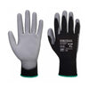 Gant de Protection Nylon Enduit Noir et Gris - PORTWEST