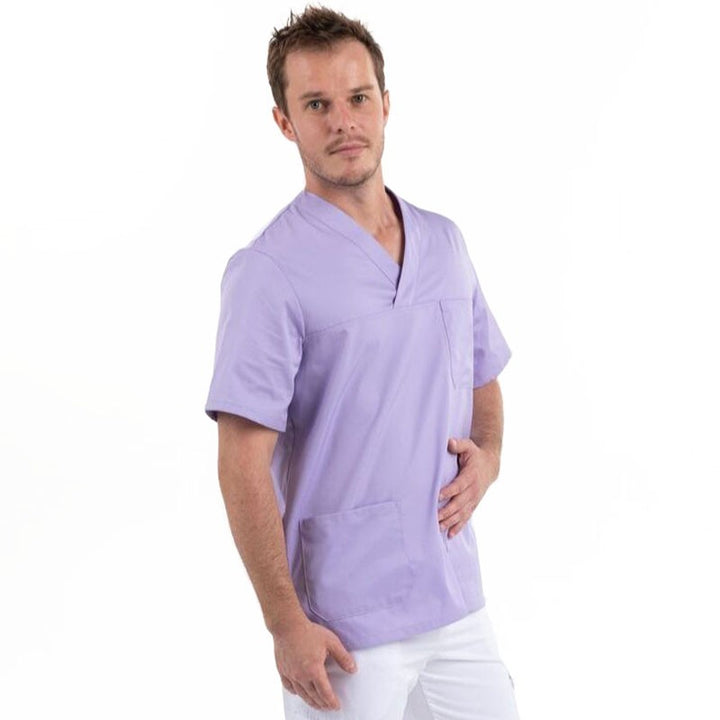 Tunique Médicale Col V Lilas - MANELLI