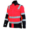Blouson de Travail Mixte Rouge Fluo Hivi et Noir - ADOLPHE LAFONT