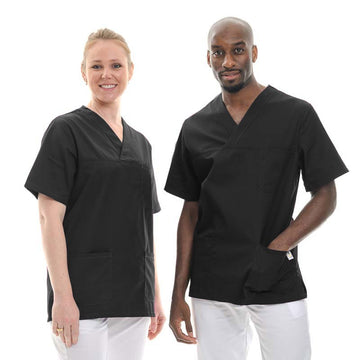 Tunique médicale Athena unisexe noir