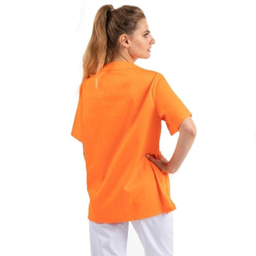 Tunique Medicale Col V Orange - EGOCHEF