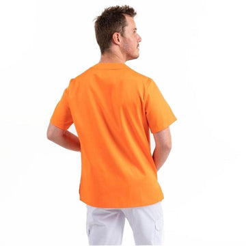 Tunique Medicale Col V Orange - EGOCHEF
