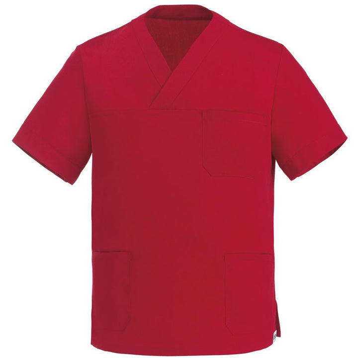 Tunique Médicale Col V Rouge