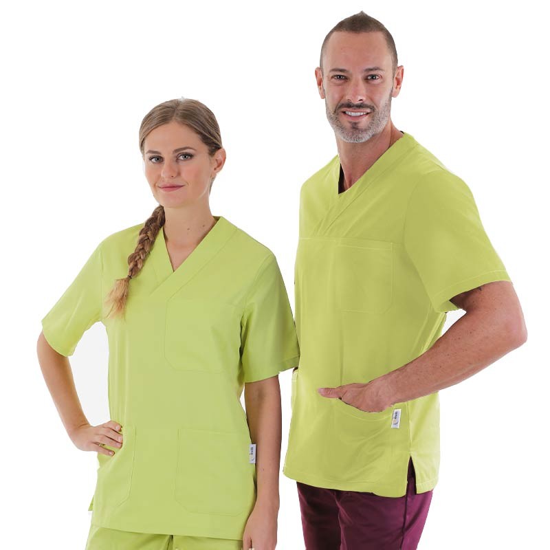 tunique mixte vert anis manelli