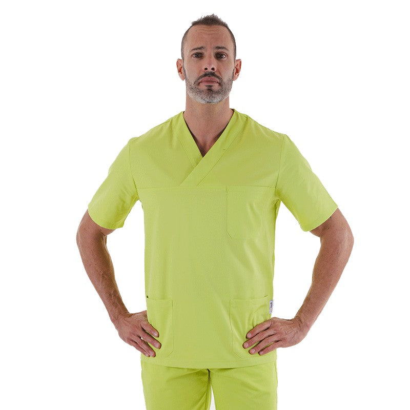 tunique medicale mixte vert anis Manelli