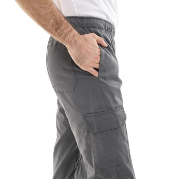 Pantalon gris poches latérales