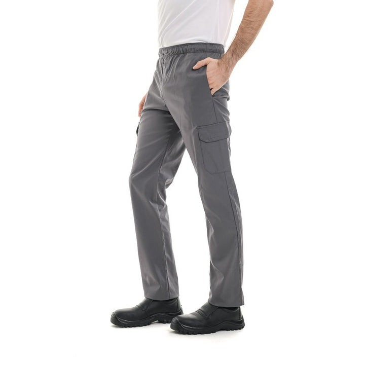 Pantalon gris poches latérales