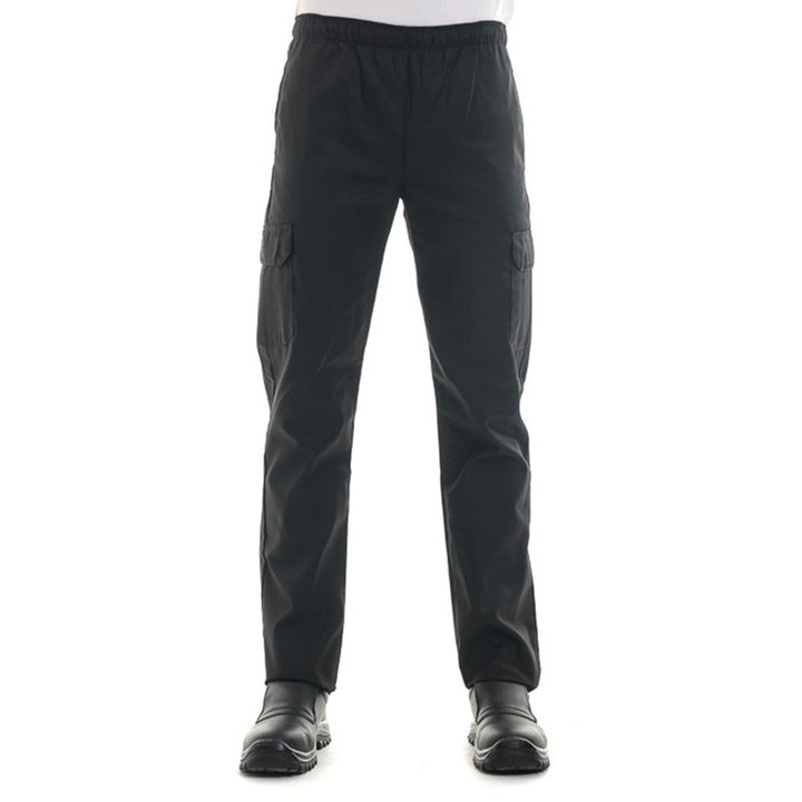 Pantalon noir poches latérales