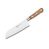 Couteau Santoku 18cm Alvéolée Bois Noyer Périgord - SABATIER