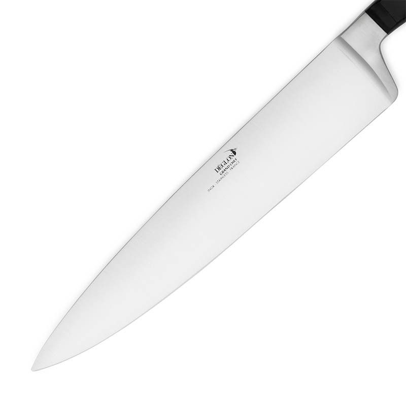 Deglon 25cm Chef's Knife with Pressed Wood and Rivets -