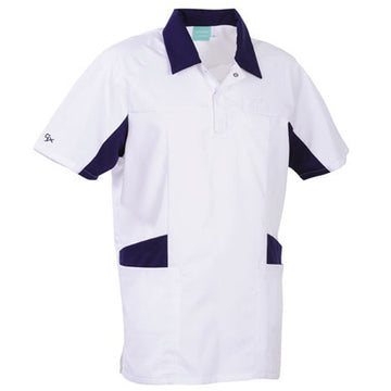 Tunique médicale homme blanche 2LUC