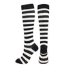 Chaussettes de Compression à Rayures Blanc et Noir - CHEROKEE