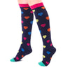 Chaussettes de Compression Cœur Multicolore - CHEROKEE