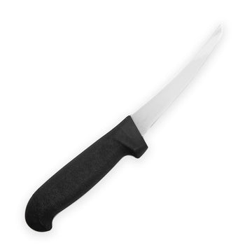 Couteau à Désosser Lame Courbée 15cm Noir - FISCHER