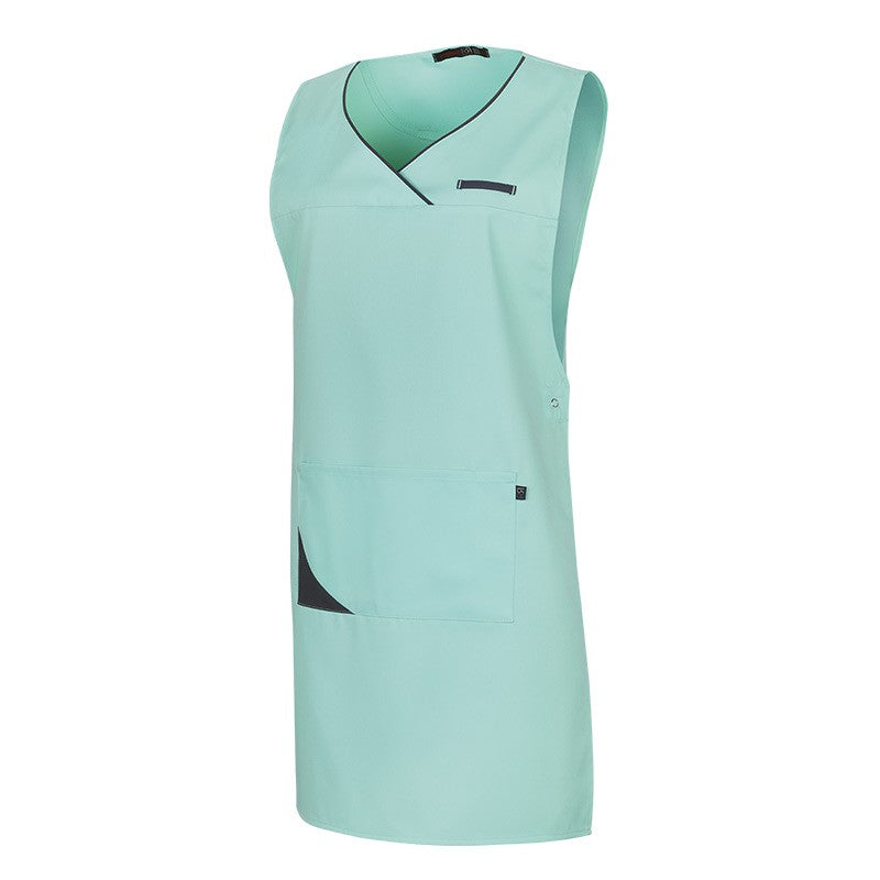 chasuble medicale flaura menthe et anthracite robur