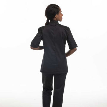 veste de cuisine grande taille pour femme manches longues