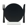 Ardoise de Table Forme Assiette avec Socle - MATFER