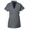 Blouse Médicale Femme Manches Courtes Grise - CLINIC DRESS