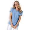 Tunique Médicale Femme Manches Courtes Bleu Ciel - CLINIC DRESS