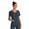 Tunique Médicale Femme Col Sport Gris Acier - GREY'S ANATOMY BY BARCO