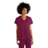 Tunique Médicale Femme Bordeaux Manches Courtes - GREY'S ANATOMY BY BARCO