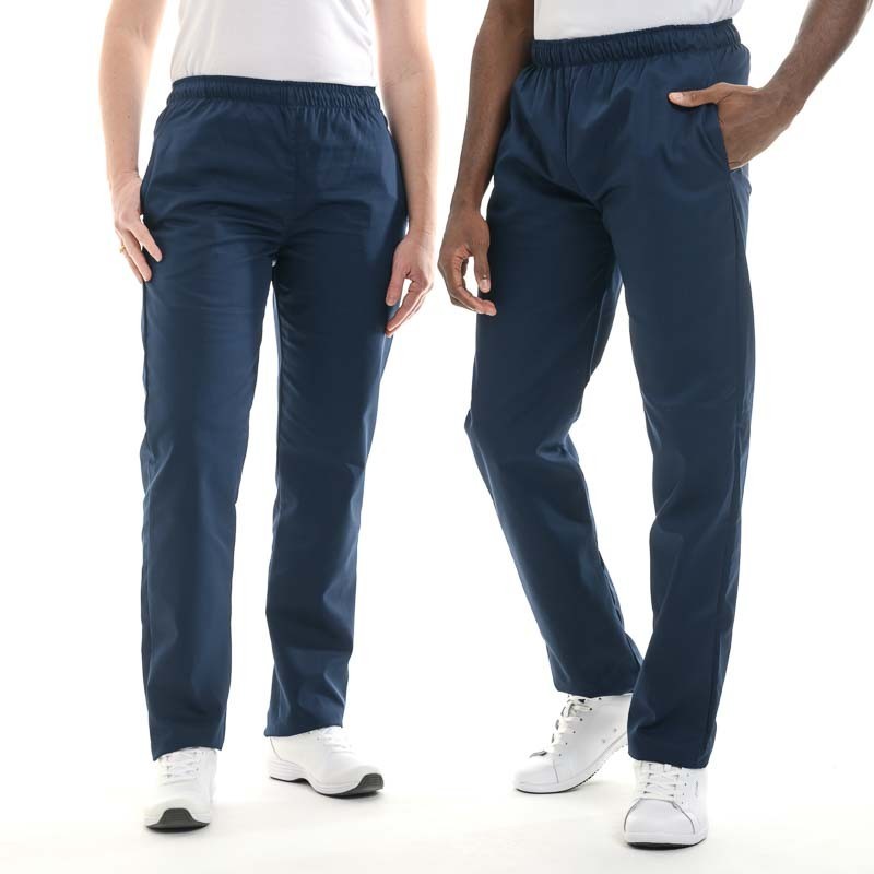 Pantalon médical bleu marine