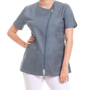 blouse esthéticienne grise oury