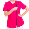 Blouse Esthéticienne Femme Manches Courtes Fuchsia - OURY