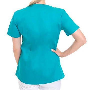 Blouse Esthéticienne Femme Vert Pétrole Modèle Ambre - OURY - 4