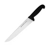 Couteau de Boucher 28cm Manche Noir - FISCHER