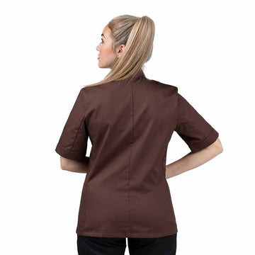 Veste de cuisine femme marron MC - MANELLI