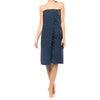 Fouta Serviette Coton Vintage Bleu - KARIBAN