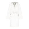 Peignoir de Bain à Capuche Blanc Coton Bio - KARIBAN
