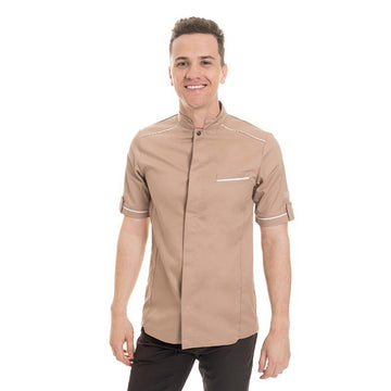 Veste de Boulanger Carameli Homme Manches Courtes - ROBUR